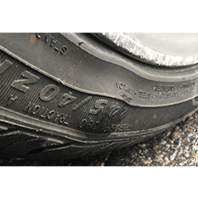 Damaged Curbed Tire Bulge